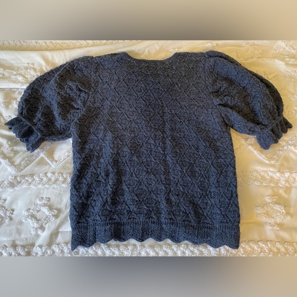 Christy Dawn Blue Logan Alpaca Sweater - Picture 5 of 5